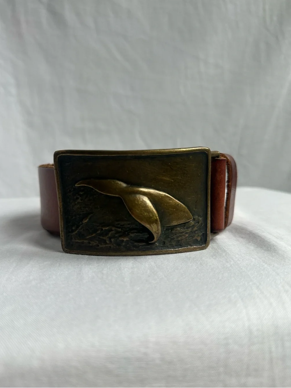 J.Crew x Mister Freedom 2010 Collab | Whale Tail Buckle Leather Belt